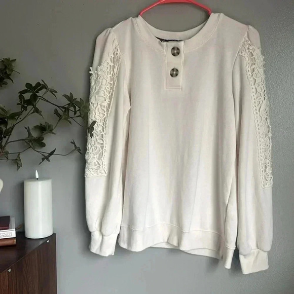 Knox Rose Women’s Henley Sweater - Picture 4 of 9